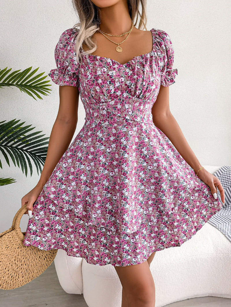 Vestido Floral Corto