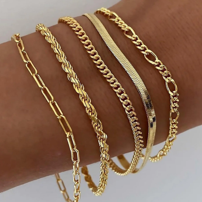 Pack Pulseras 5 piezas