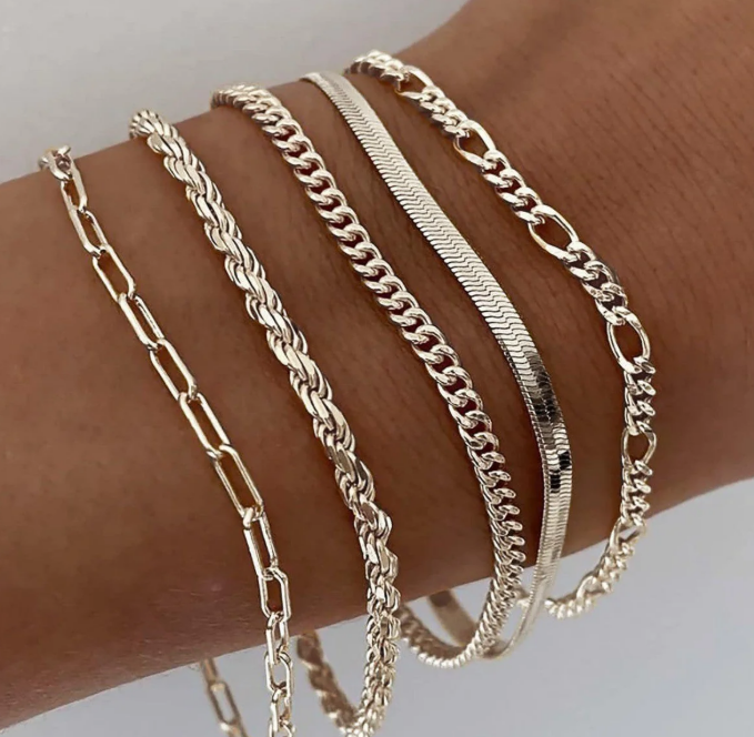 Pack Pulseras 5 piezas