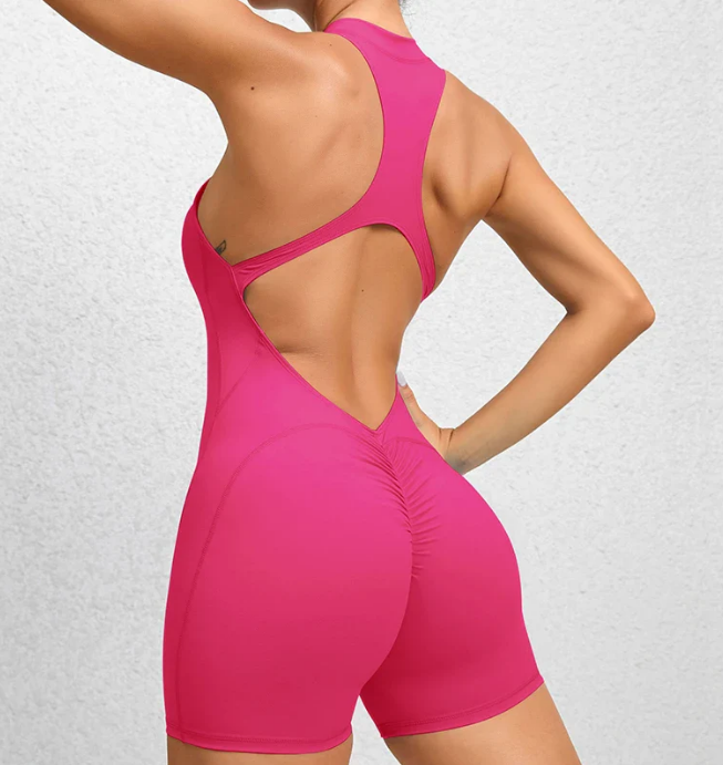 Mono Deportivo Push Up Espalda Abierta