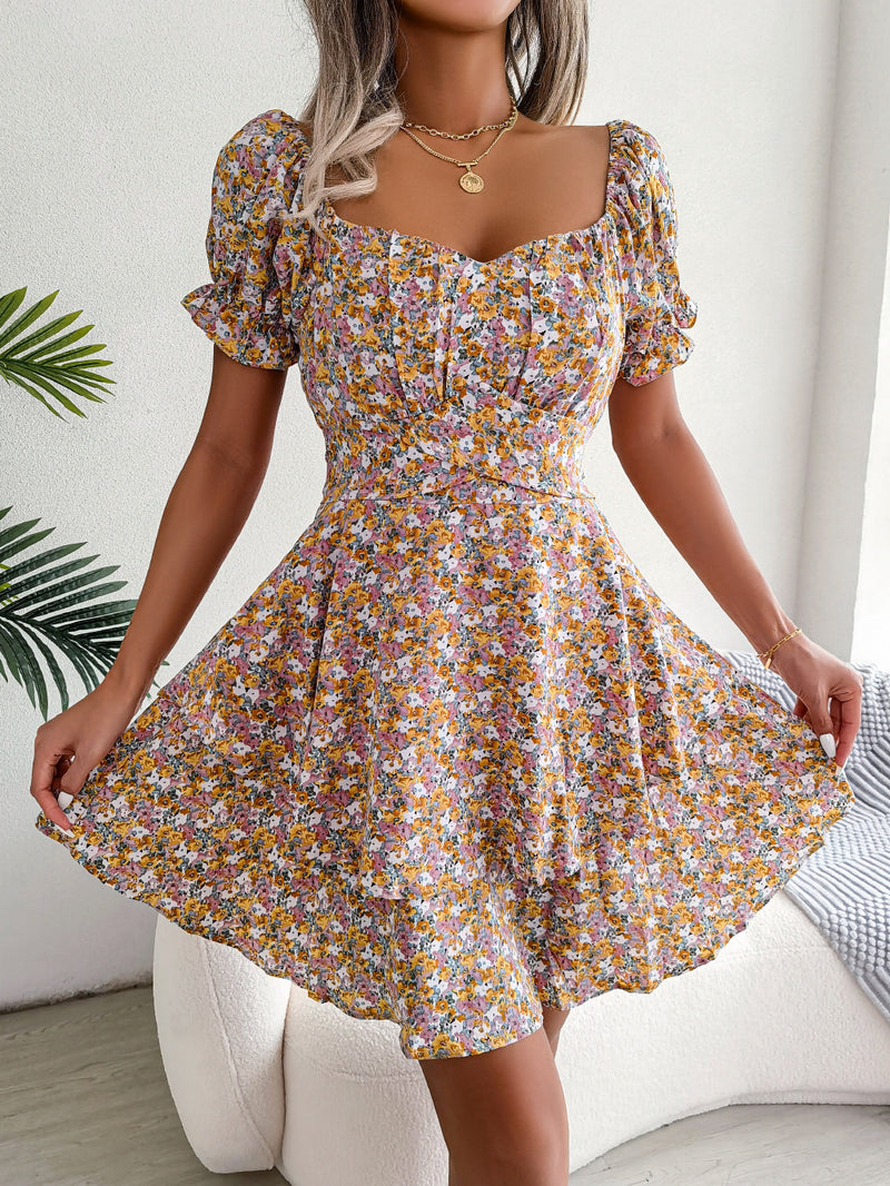 Vestido Floral Corto