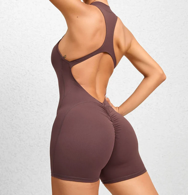 Mono Deportivo Push Up Espalda Abierta